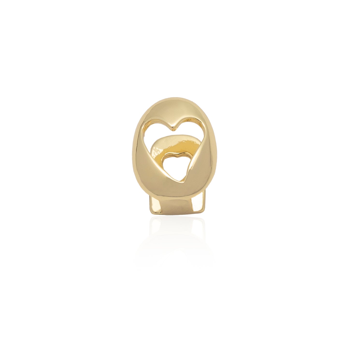 Single Plated Inverted Hearts Grill
