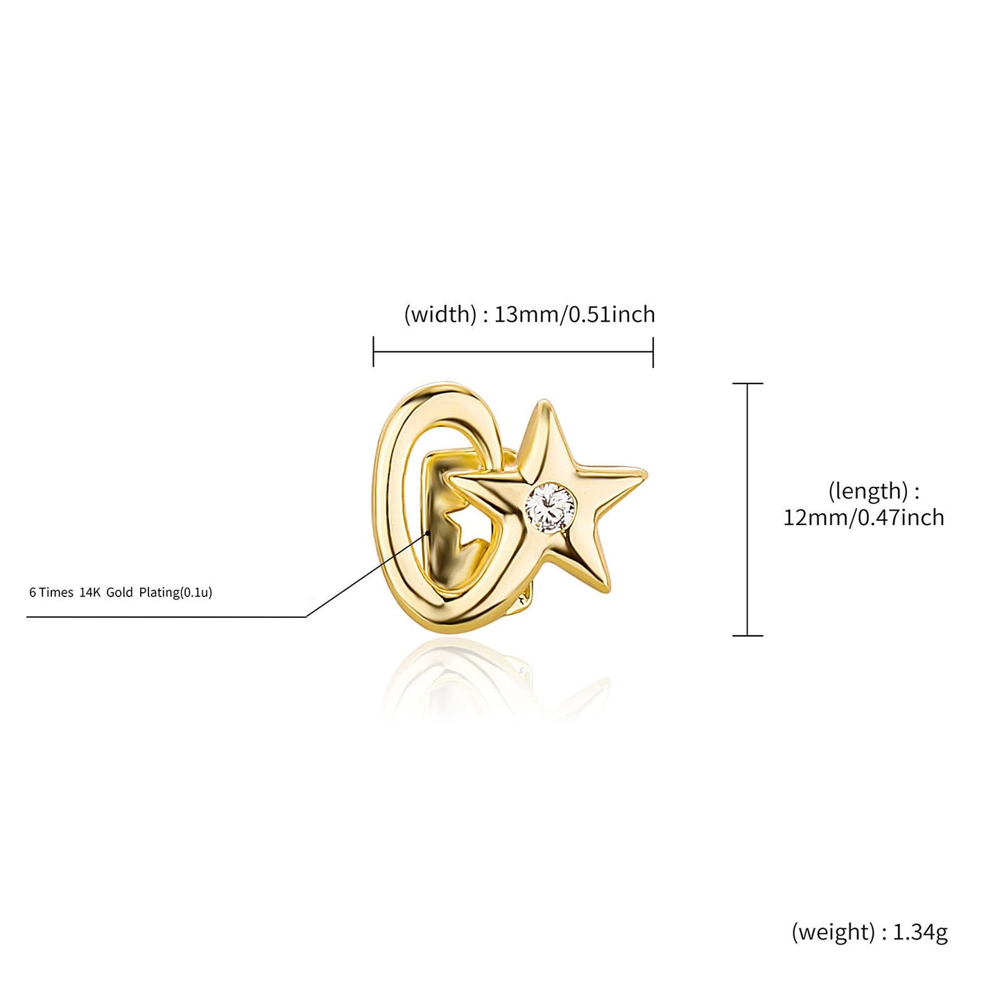 Dual Plated Circle and Star Grill