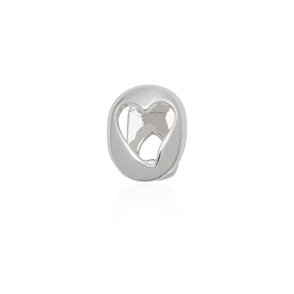 Single Plated Inverted Hearts Grill