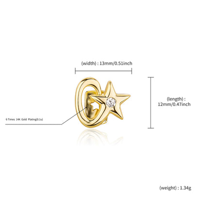 Dual Plated Circle and Star Grill