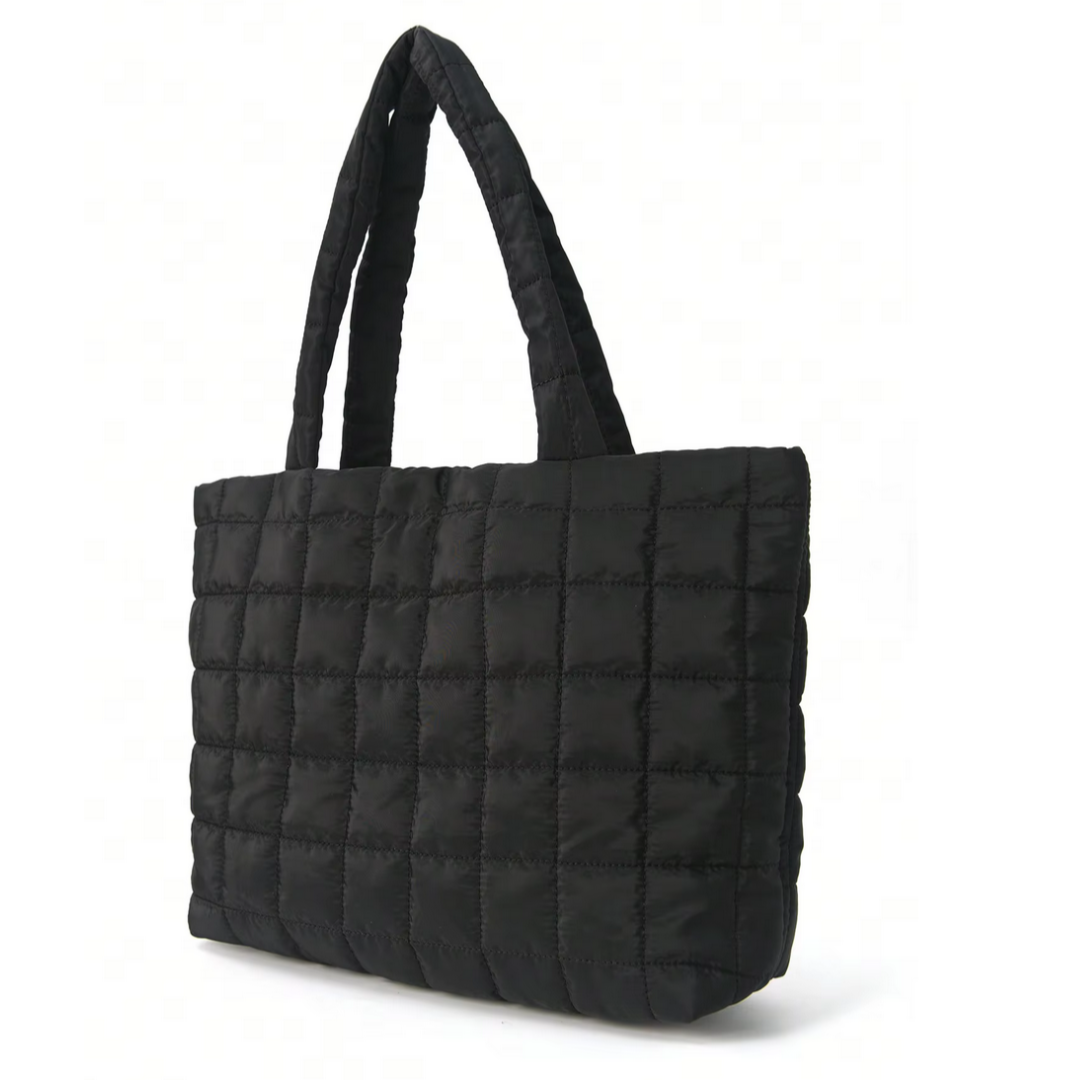 TARA Quilted Puffer Tote Bag