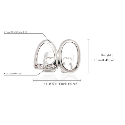 Dual Hollow Plated with Iced Line Grill