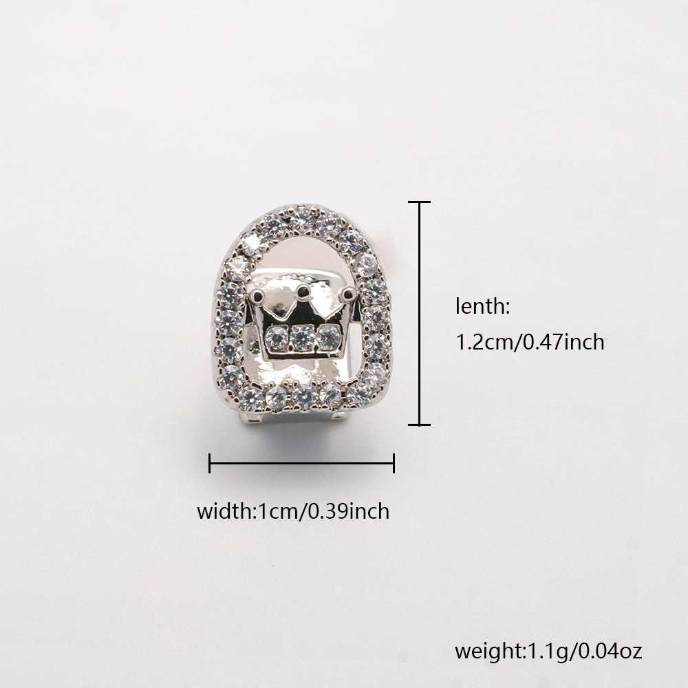 Single Iced Hollow Crown Grill