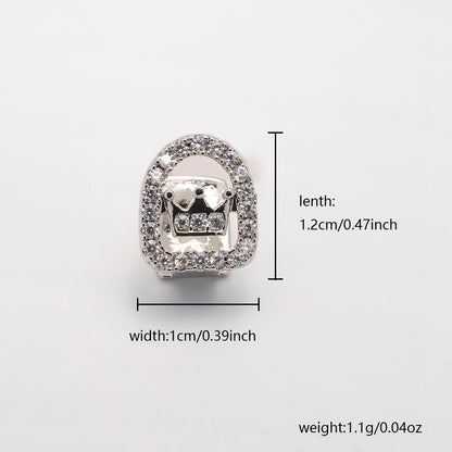 Single Iced Hollow Crown Grill