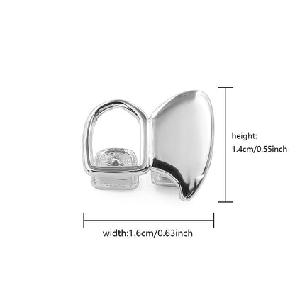 Dual Hollow Tooth and Plated Canine Grill