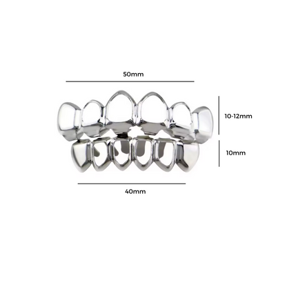 Full Set Plated Hollow Grillz