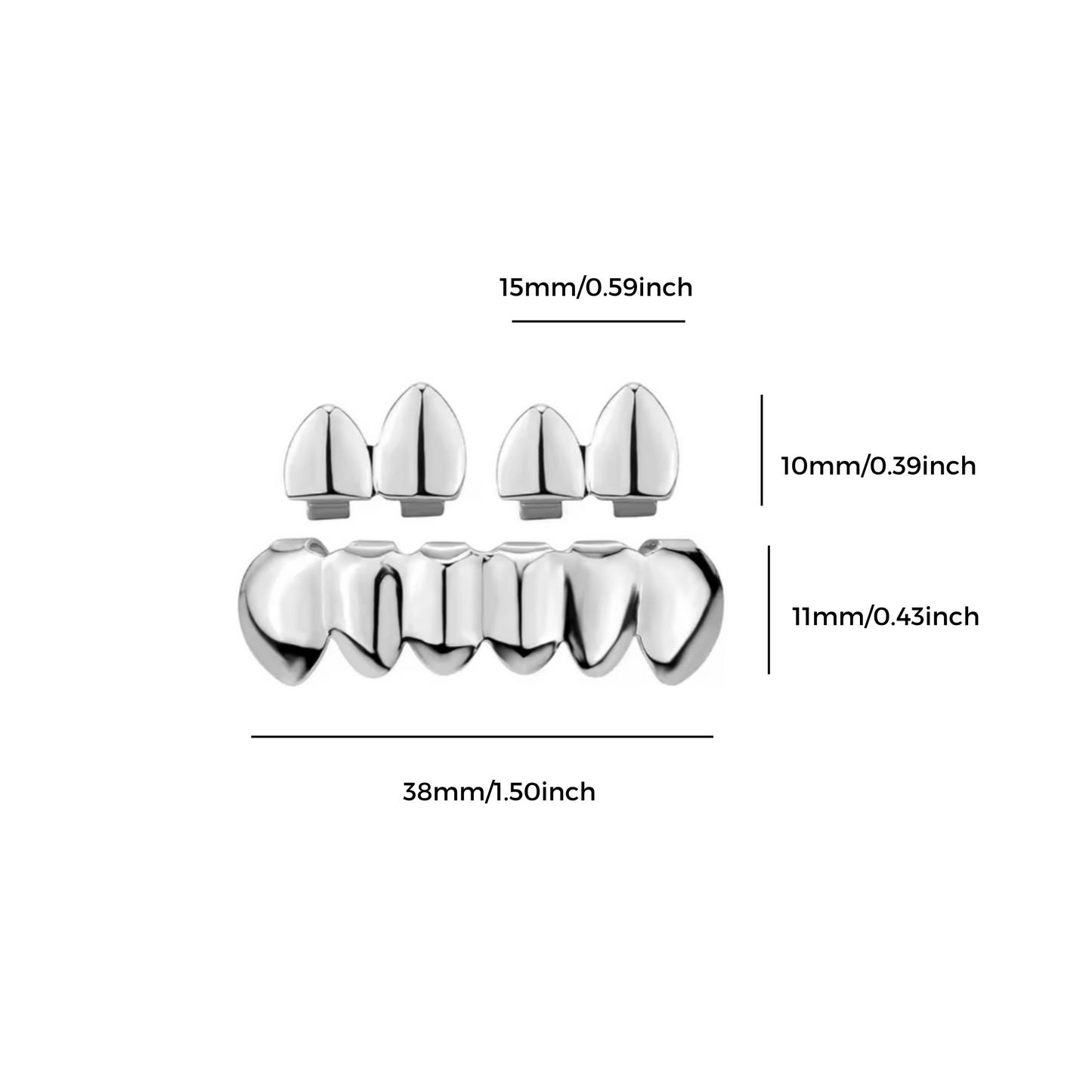 Half Set Plated Grill