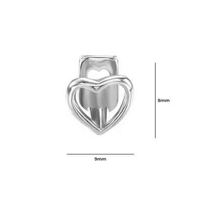 Single Hollow Heart Grill