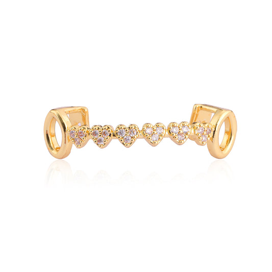 Half Set Heart Stone Lower Braces