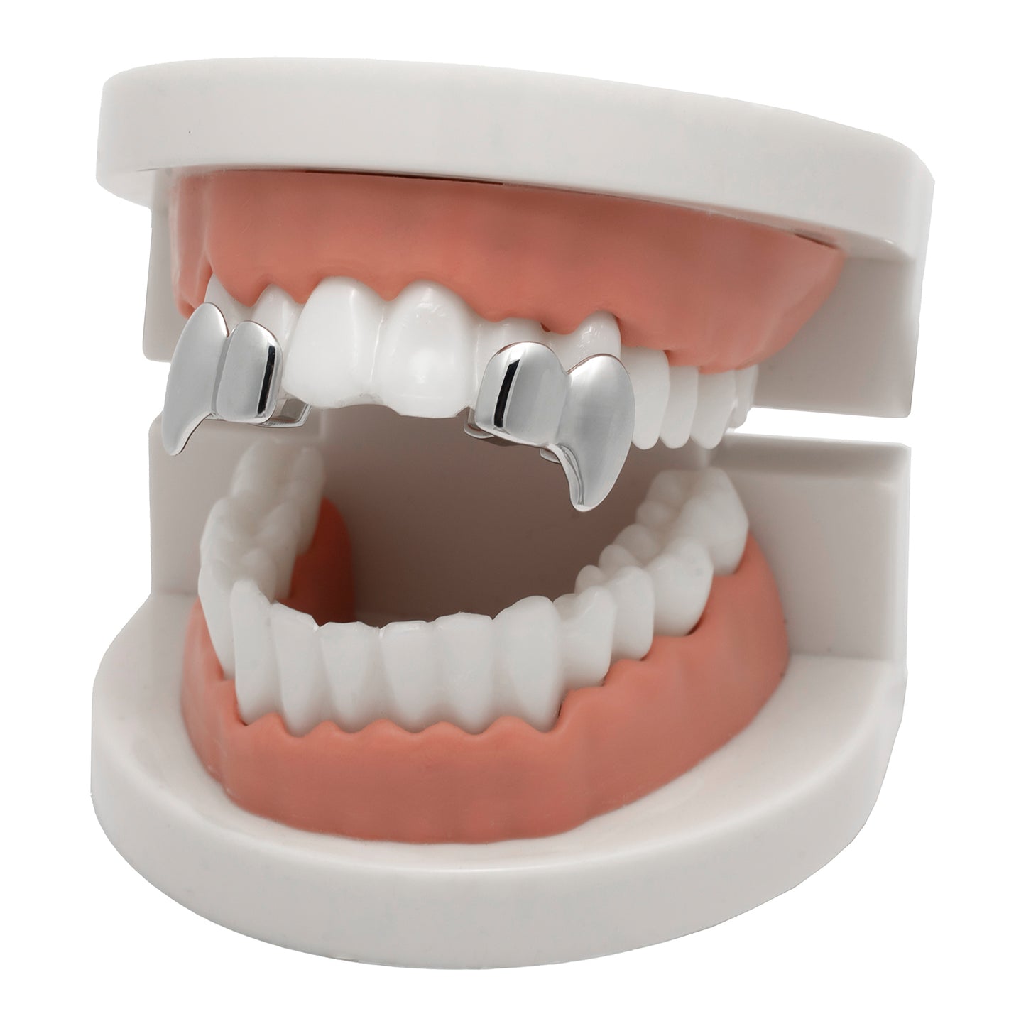 Half Set Plated Tooth and Canine Grillz