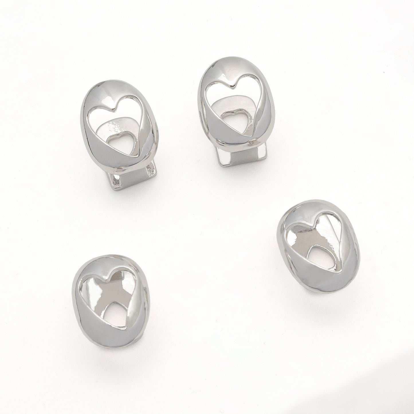 Single Plated Inverted Hearts Grill