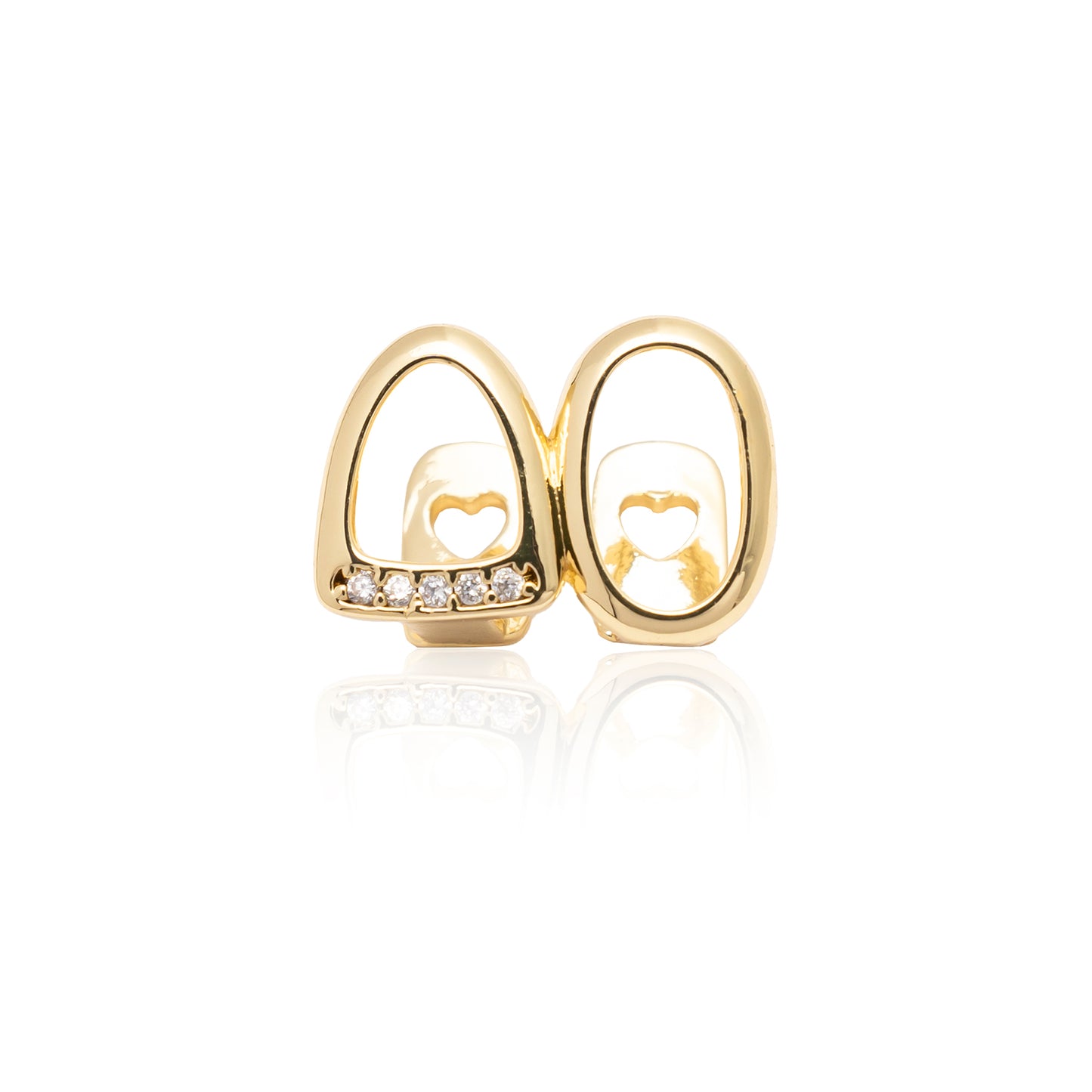 Dual Hollow Plated with Iced Line Grill