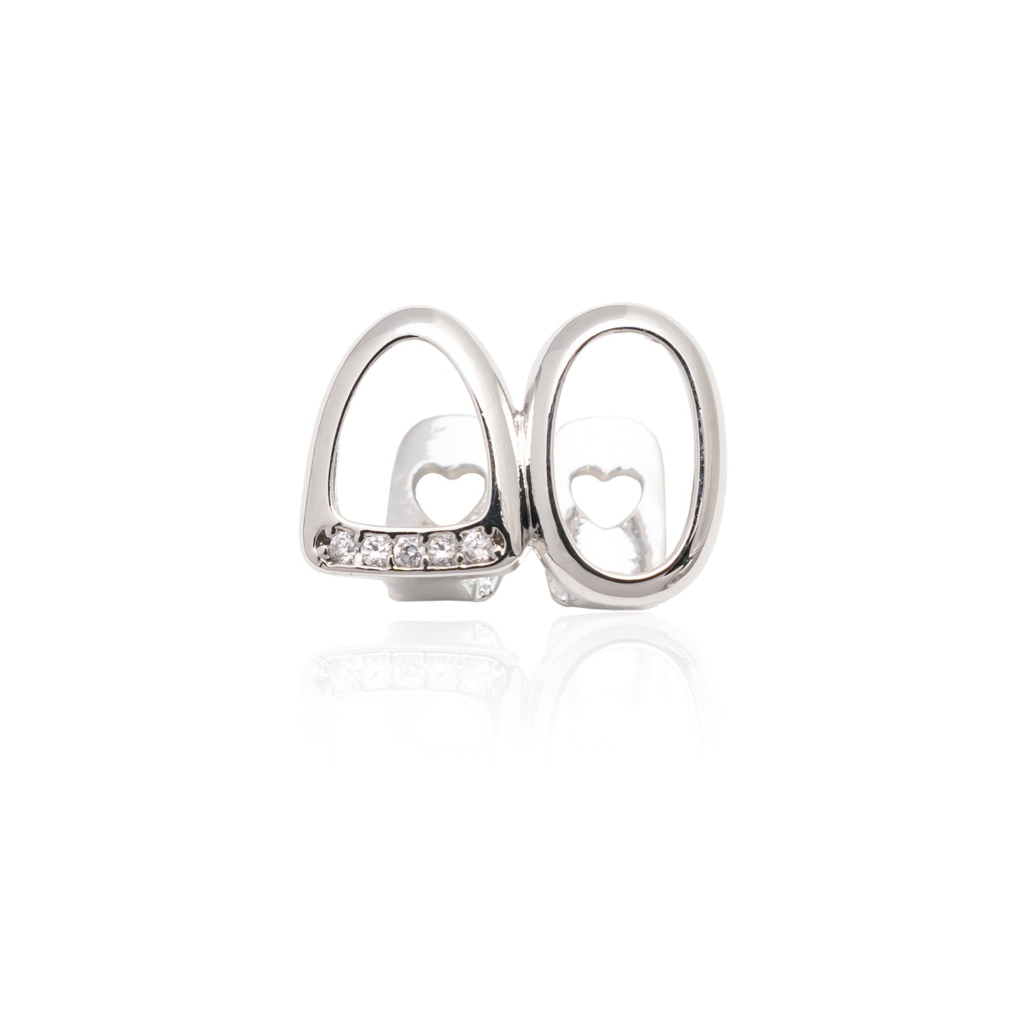 Dual Hollow Plated with Iced Line Grill