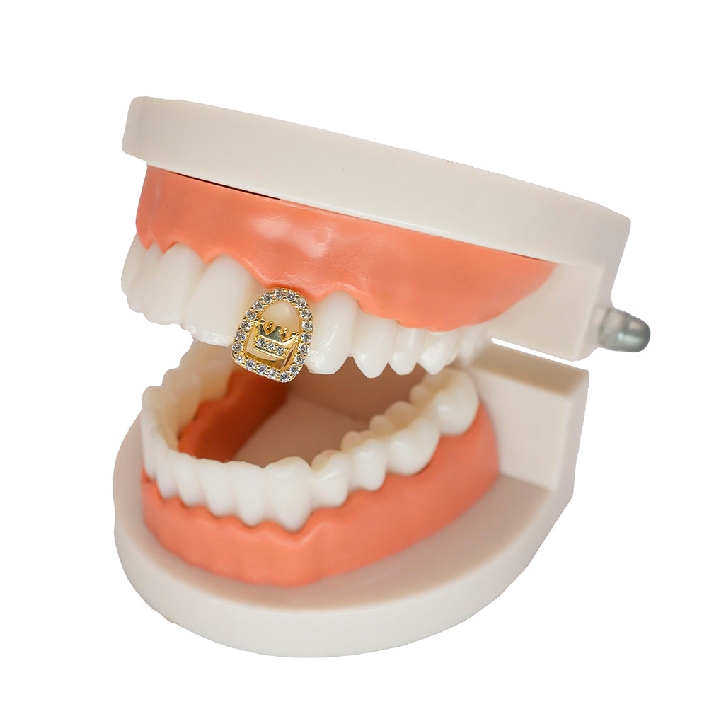 Single Iced Hollow Crown Grill