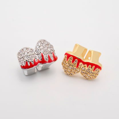 Dual Iced Red Flame Grill
