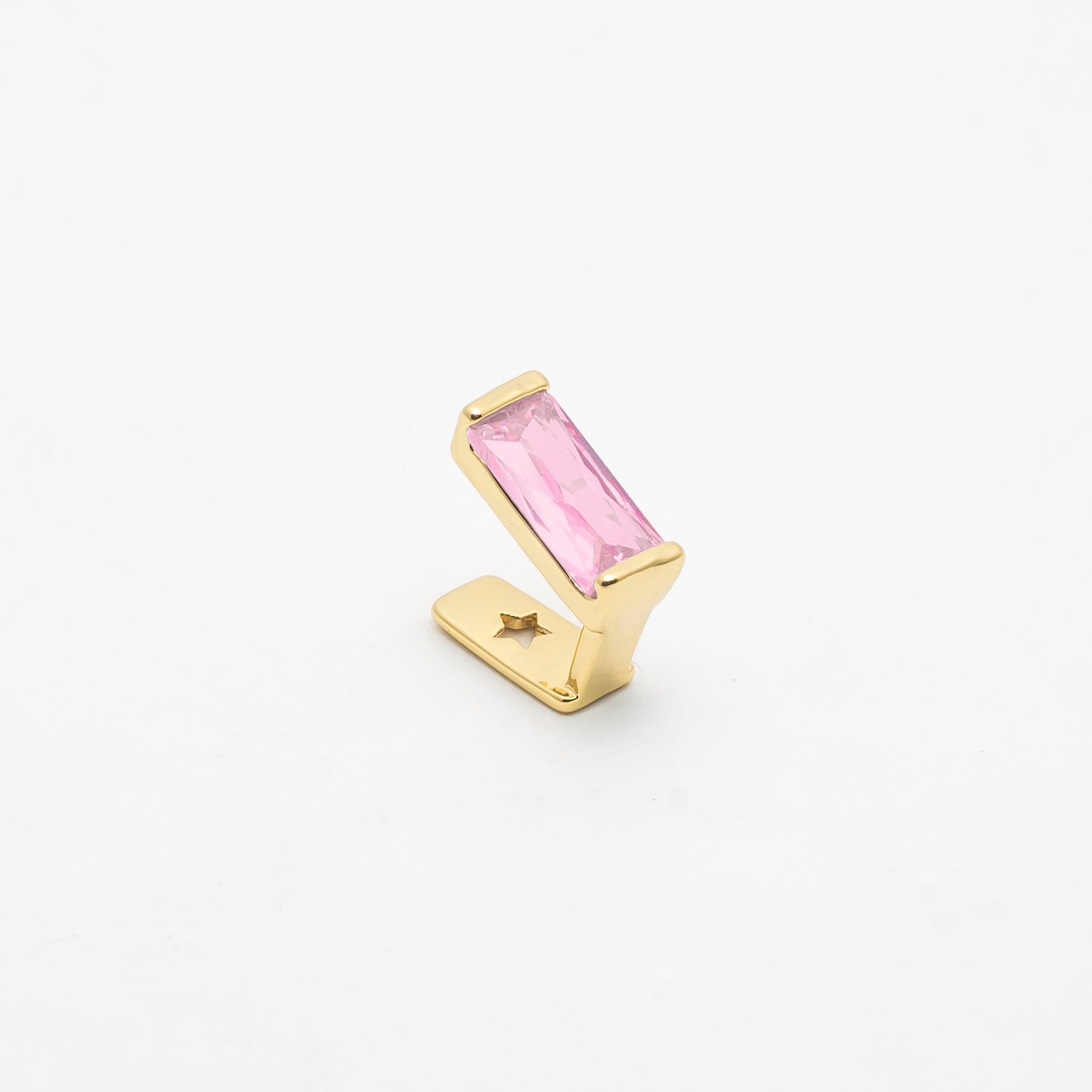Single Gold Vertical Bar Gem Grill