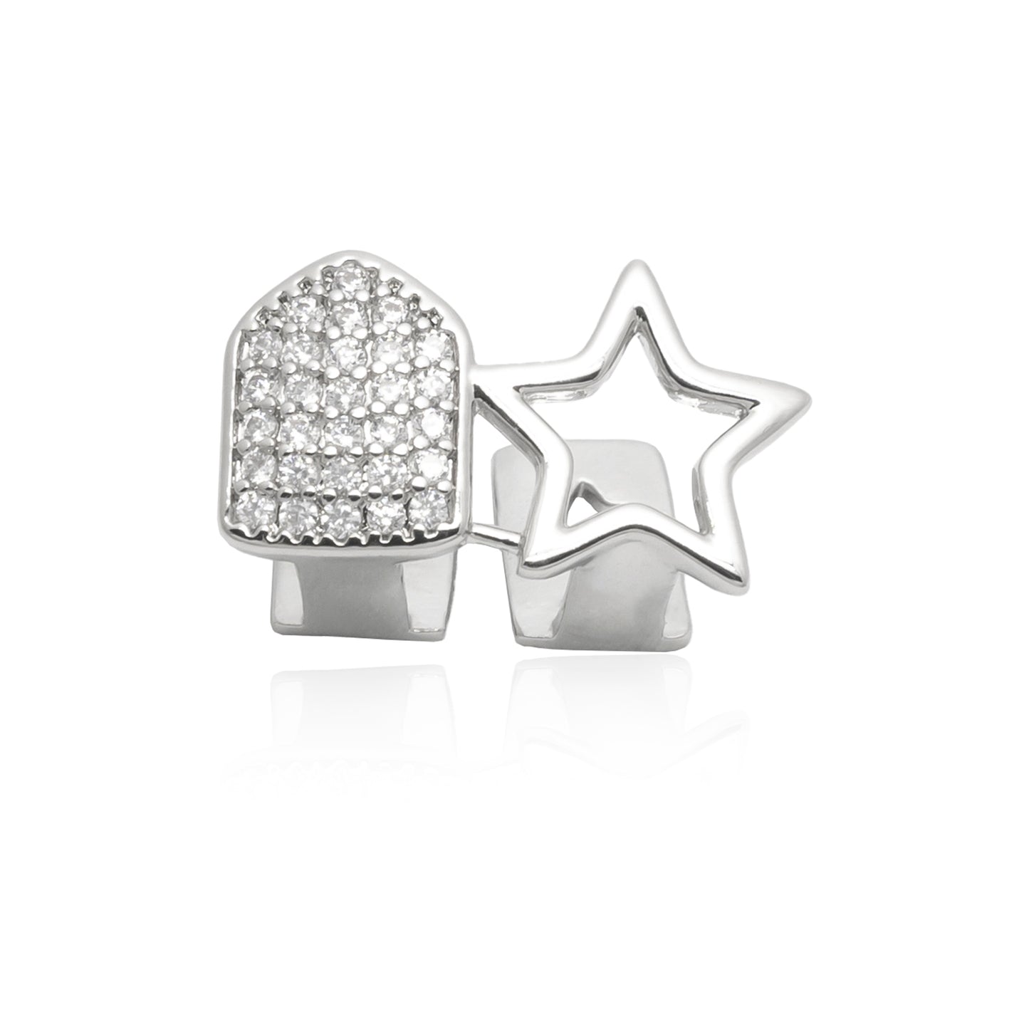 Dual Iced and Hollow Star Grill
