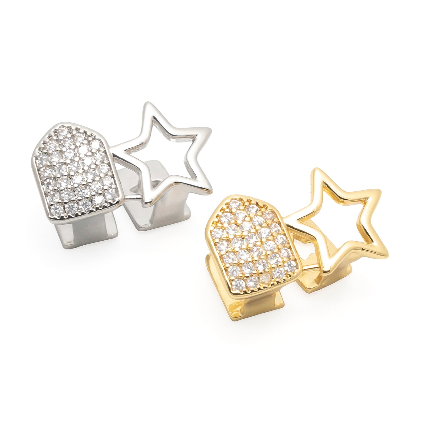Dual Iced and Hollow Star Grill