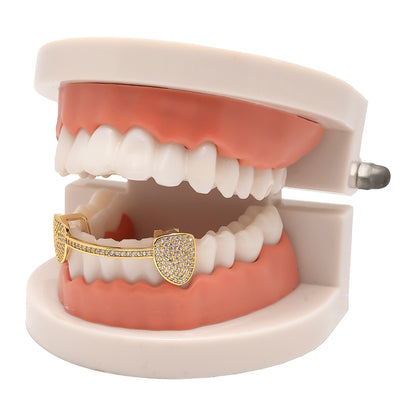 Half Set Iced Horizontal Lower Braces