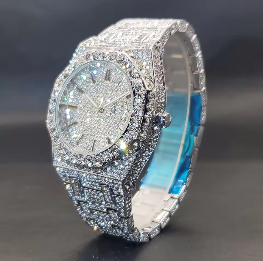 GlacierKing Zircon Iced Watch
