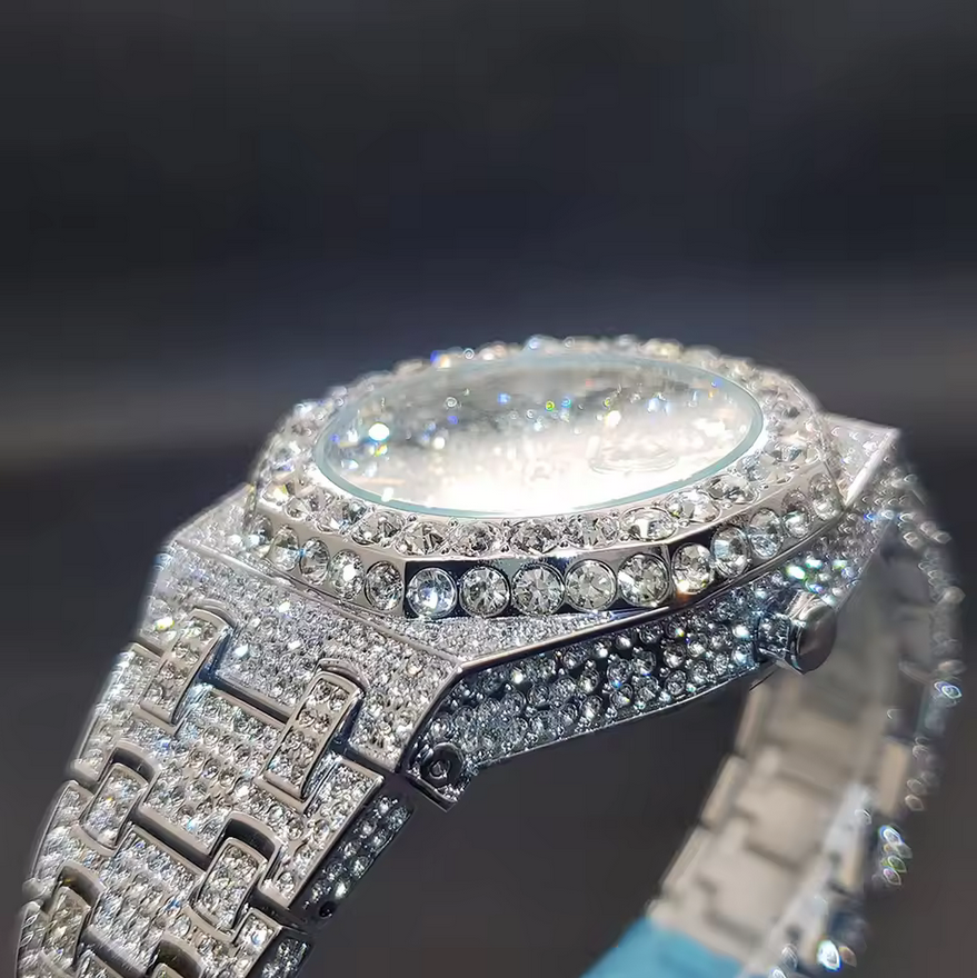 GlacierKing Zircon Iced Watch