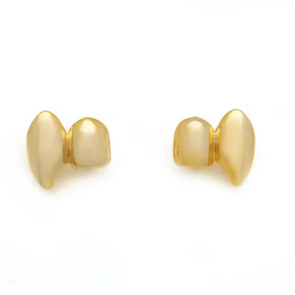 Half Set Plated Tooth and Canine Grillz