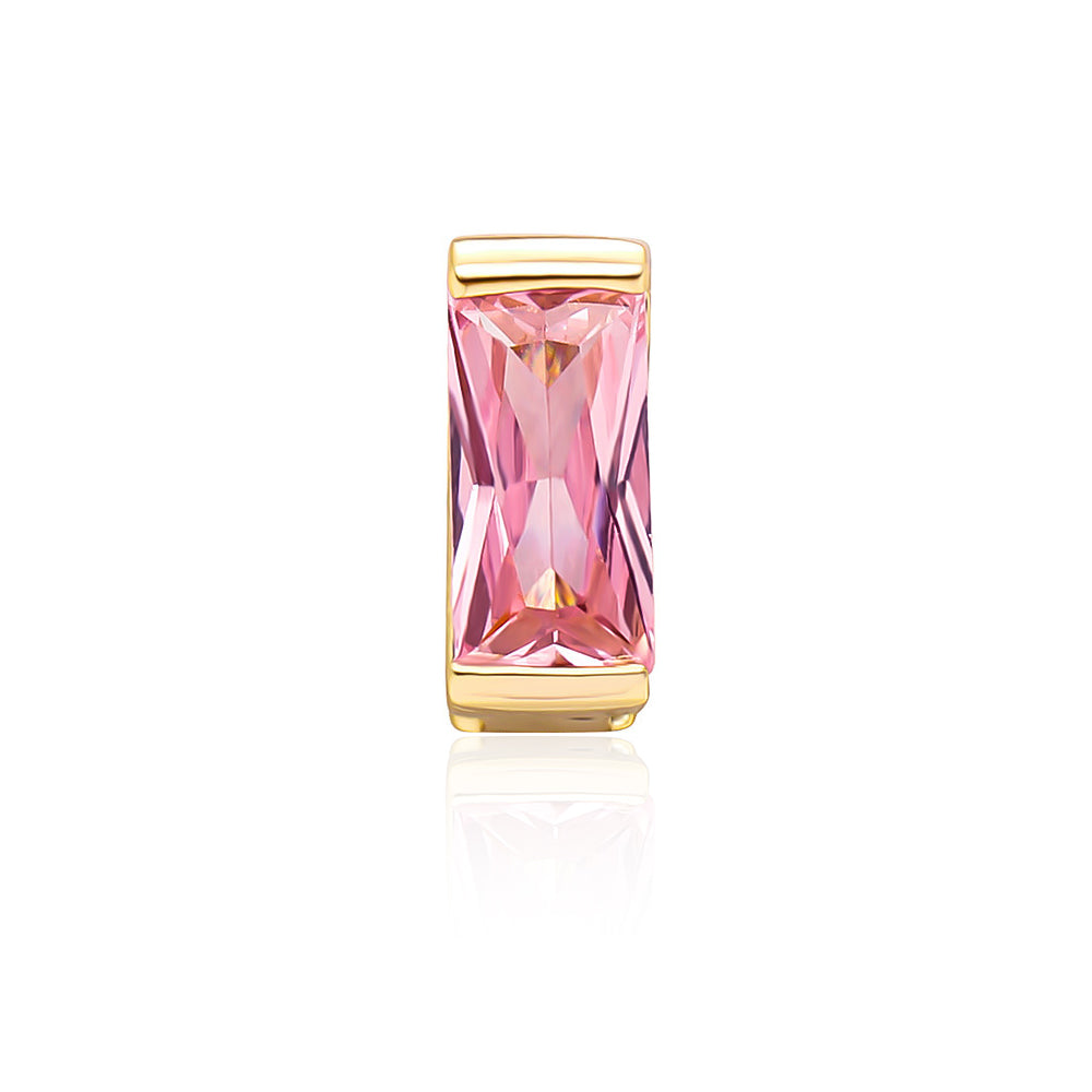 Single Gold Vertical Bar Gem Grill