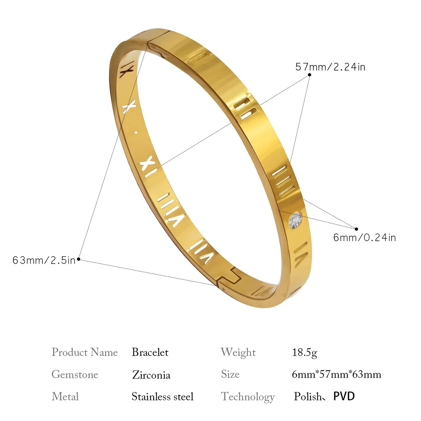 CELESTE Roman Bangle