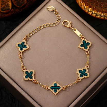 ZEPHYRA 4 Leaf Clover Bracelet